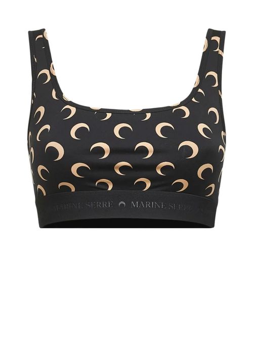 Bustieră sport imprimeu Moon