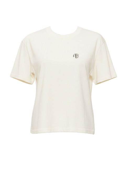 Tricou bej imprimeu logo