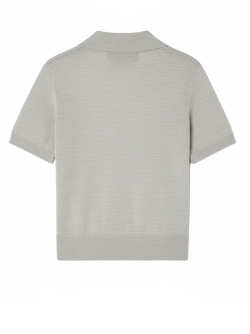 Tricou polo gri