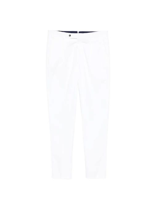 Pantaloni albi eleganți