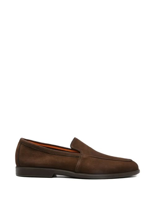 Pantofi slip-on maro piele