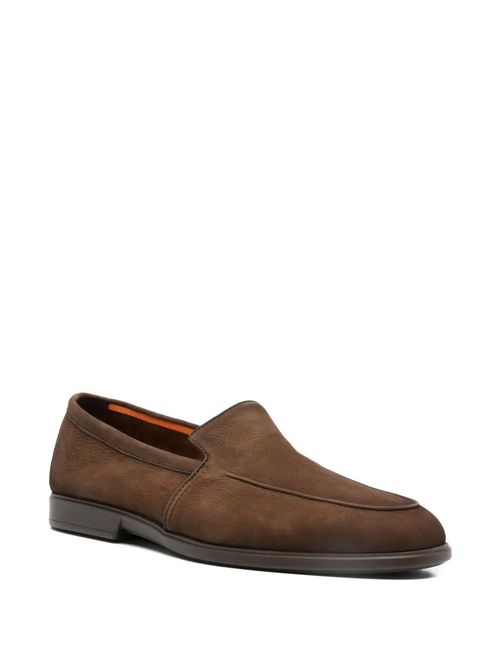 Pantofi slip-on maro piele