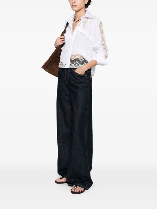 Cămașă cu detalii brodate