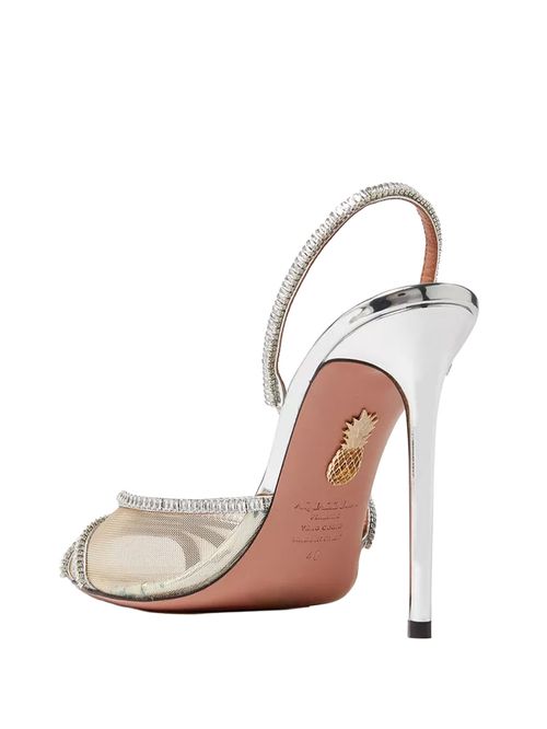 Sandale argintii Crystal Weave 105