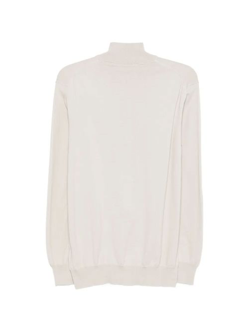 Cardigan bej cu fermoar