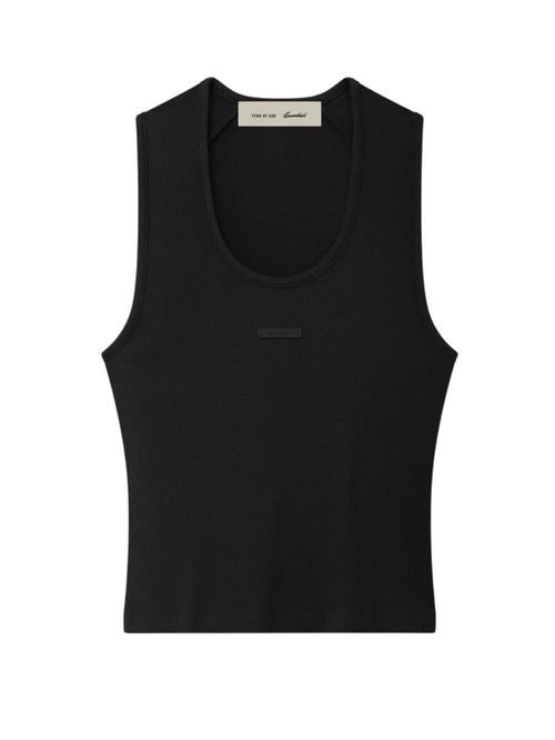 Top negru cu logo