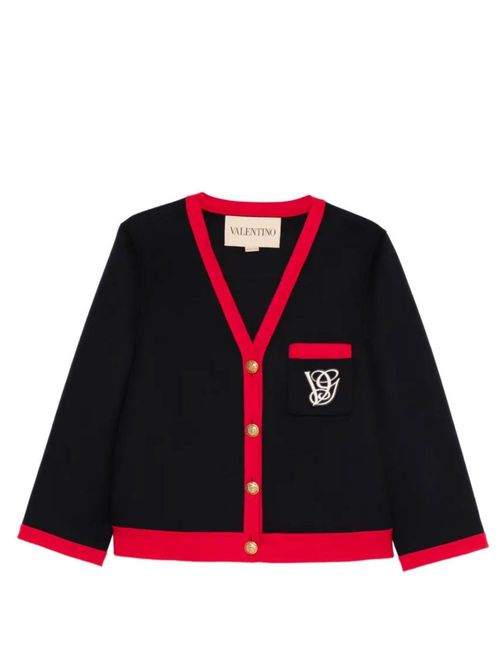 Cardigan negru din lână