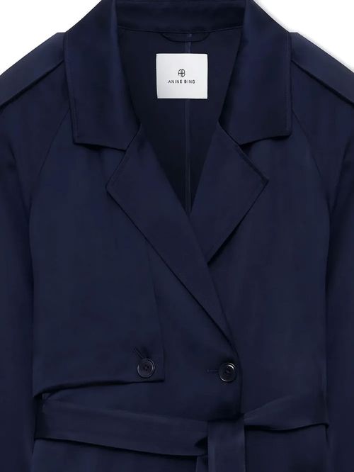 Palton Rickie Maxi bleumarin