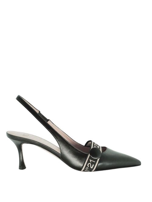 Pantofi cu toc din piele 40mm