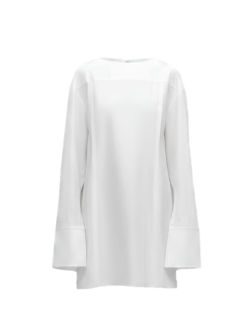 Rochie albă tip cămașă