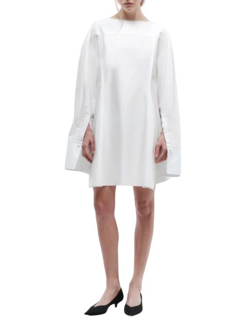 Rochie albă tip cămașă