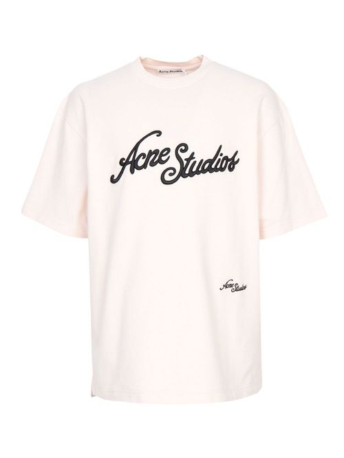 Tricou bej cu logo