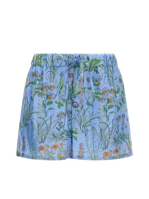 Pantaloni scurți imprimeu floral