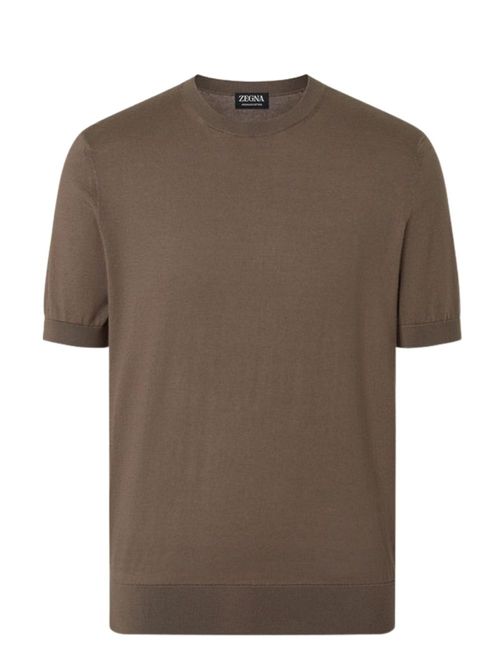Tricou maro din bumbac