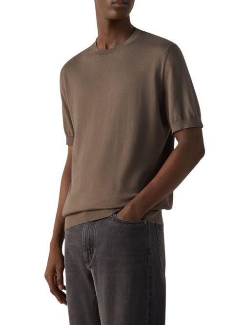Tricou maro din bumbac