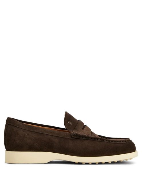 Pantofi slip-on piele întoarsă