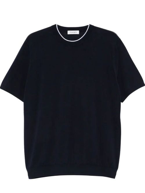 Tricou din bumbac bleumarin