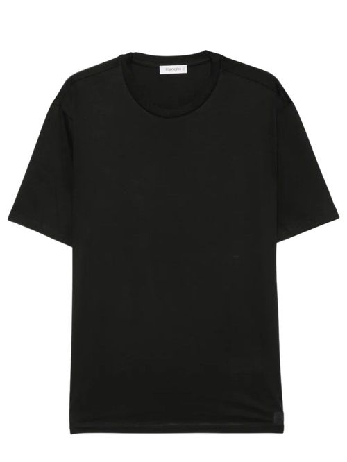 Tricou negru cu bumbac