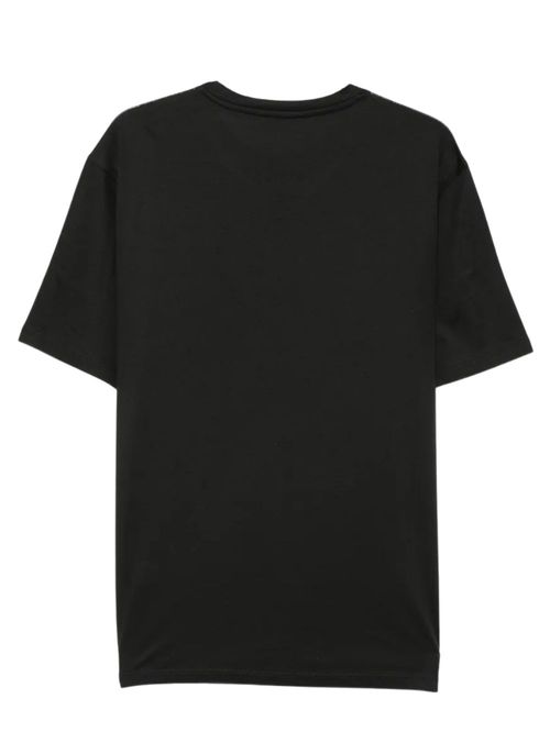 Tricou negru cu bumbac