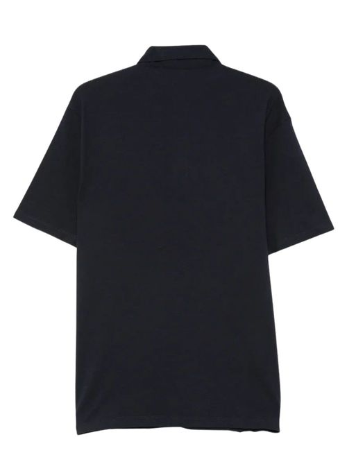 Tricou polo negru din bumbac