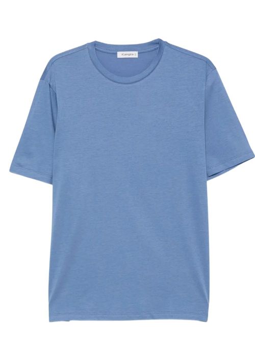 Tricou bleu cu bumbac