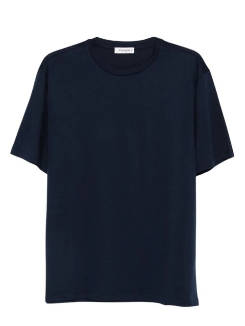 Tricou albastru din bumbac