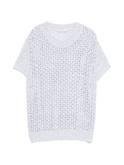 Tricou gri tricotat