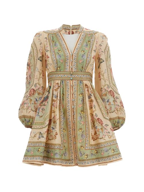 Rochie scurtă in cu imprimeu