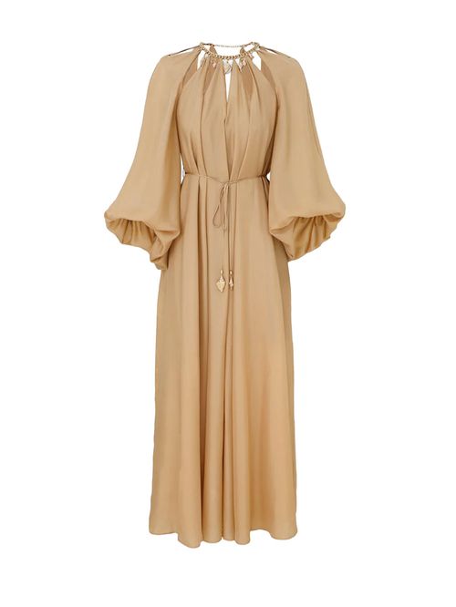 Rochie Mahon maxi din mătase