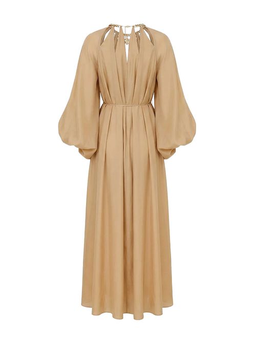 Rochie Mahon maxi din mătase