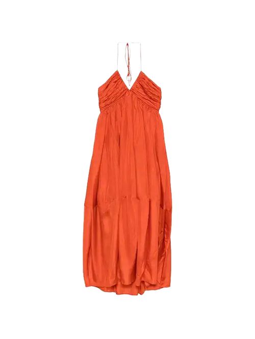 Rochie Mahon portocalie maxi