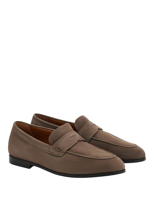 Pantofi slip-on maro