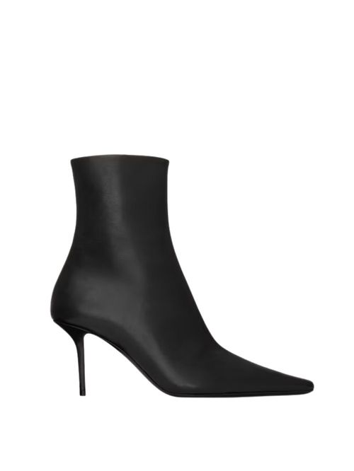 Botine Ashley negre 75mm
