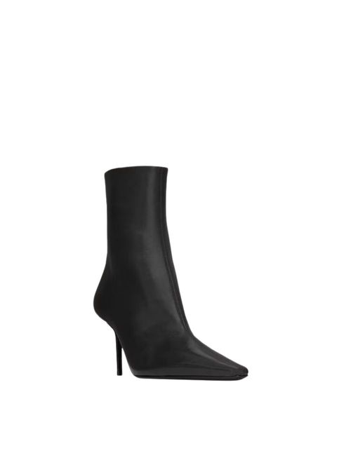 Botine Ashley negre 75mm