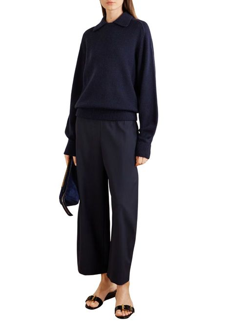 Pantaloni Roma bleumarin