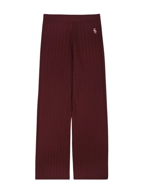 Pantaloni sport cu logo brodat