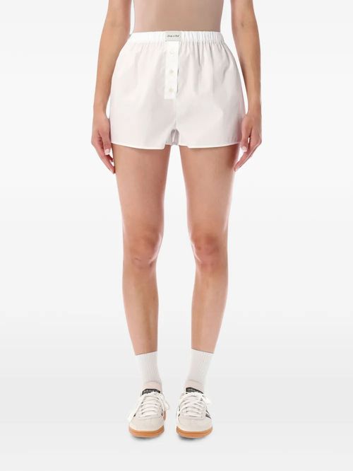 Pantaloni scurți Signature albi
