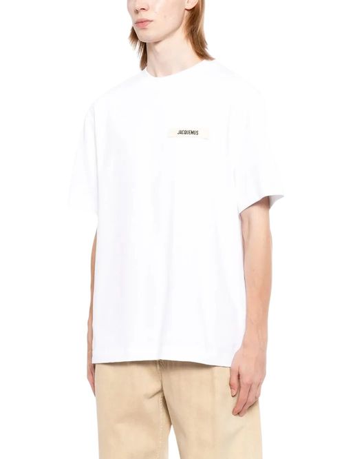 Tricou alb cu logo