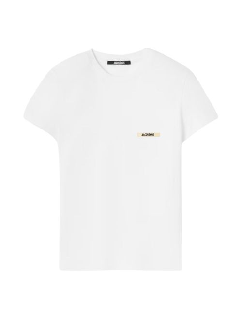 Tricou alb cu logo