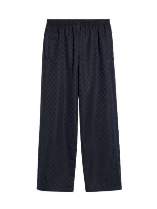 Pantaloni GG Canvas bleumarin