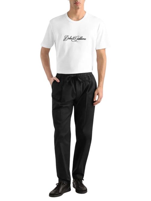 Tricou alb cu logo