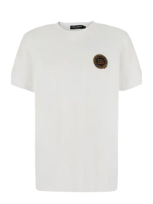 Tricou alb cu logo