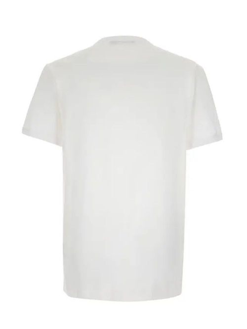 Tricou alb cu logo