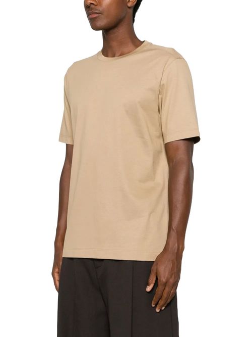 Tricou bej din bumbac