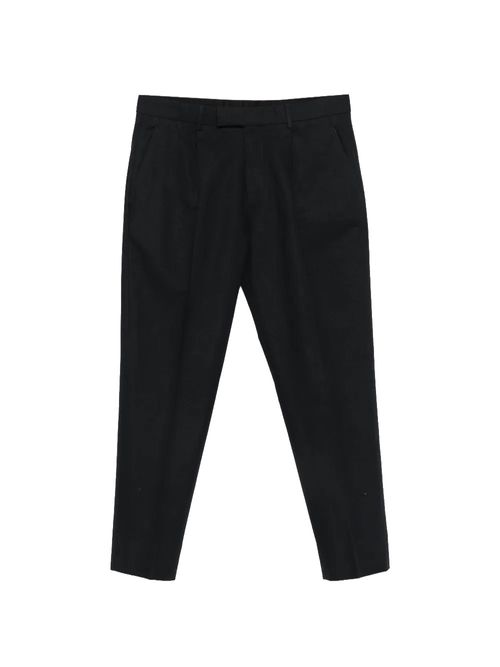 Pantaloni negri bumbac
