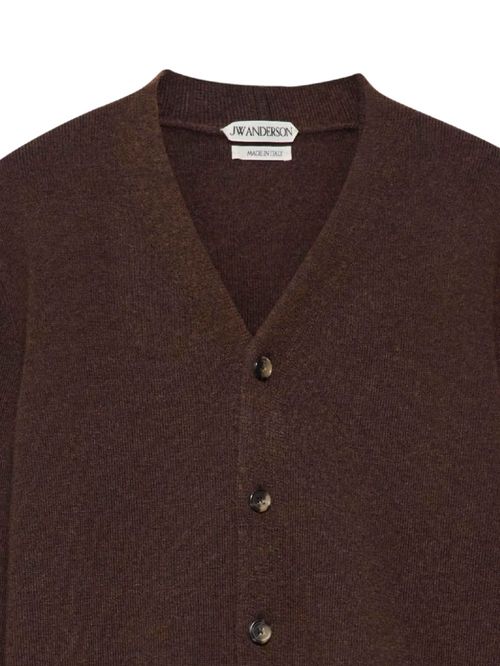 Cardigan maro cu nasturi