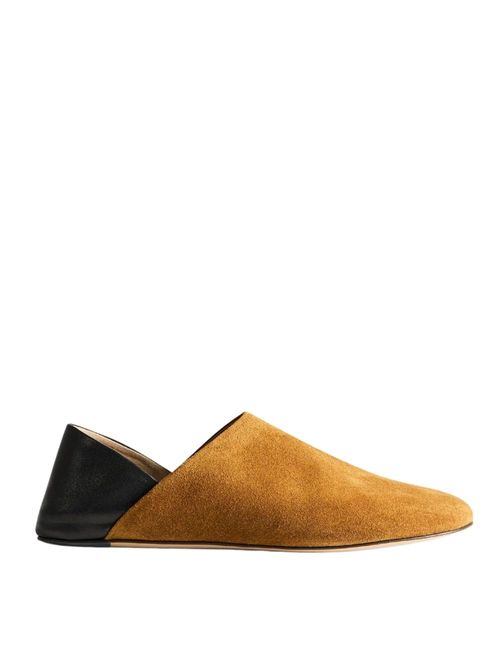 Pantofi piele cu piele întoarsă