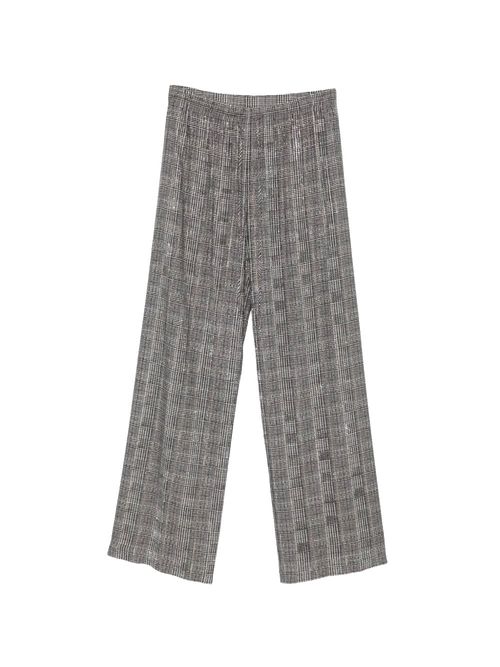 Pantaloni gri cu aplicații