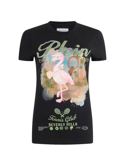 Tricou negru cu imprimeu