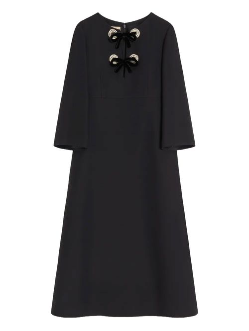 Rochie midi cu funde